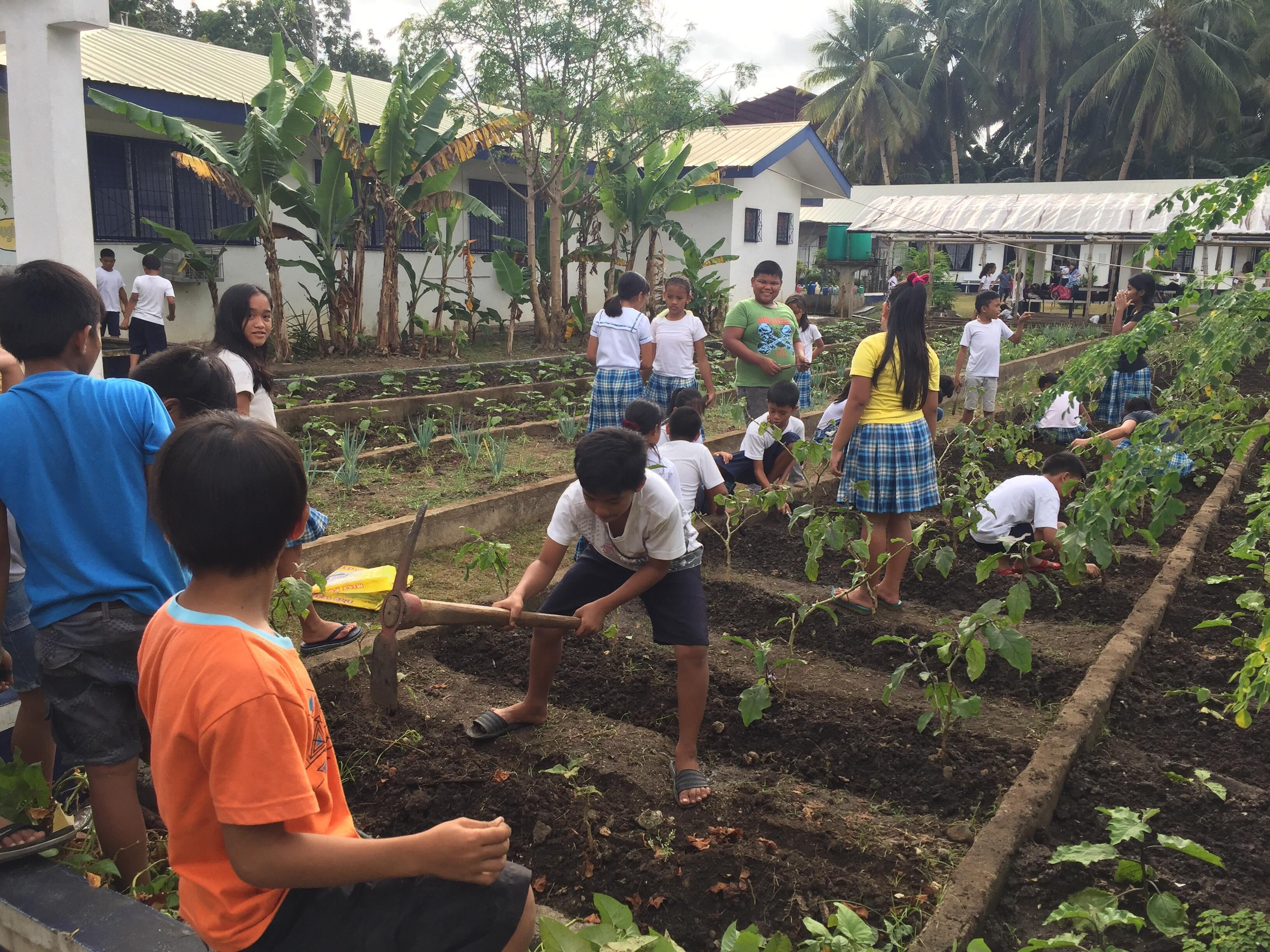 Gärtnern als Schulfach auf den Philippinen