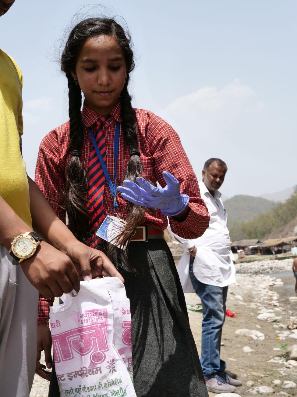 Müllsammelaktion Indien