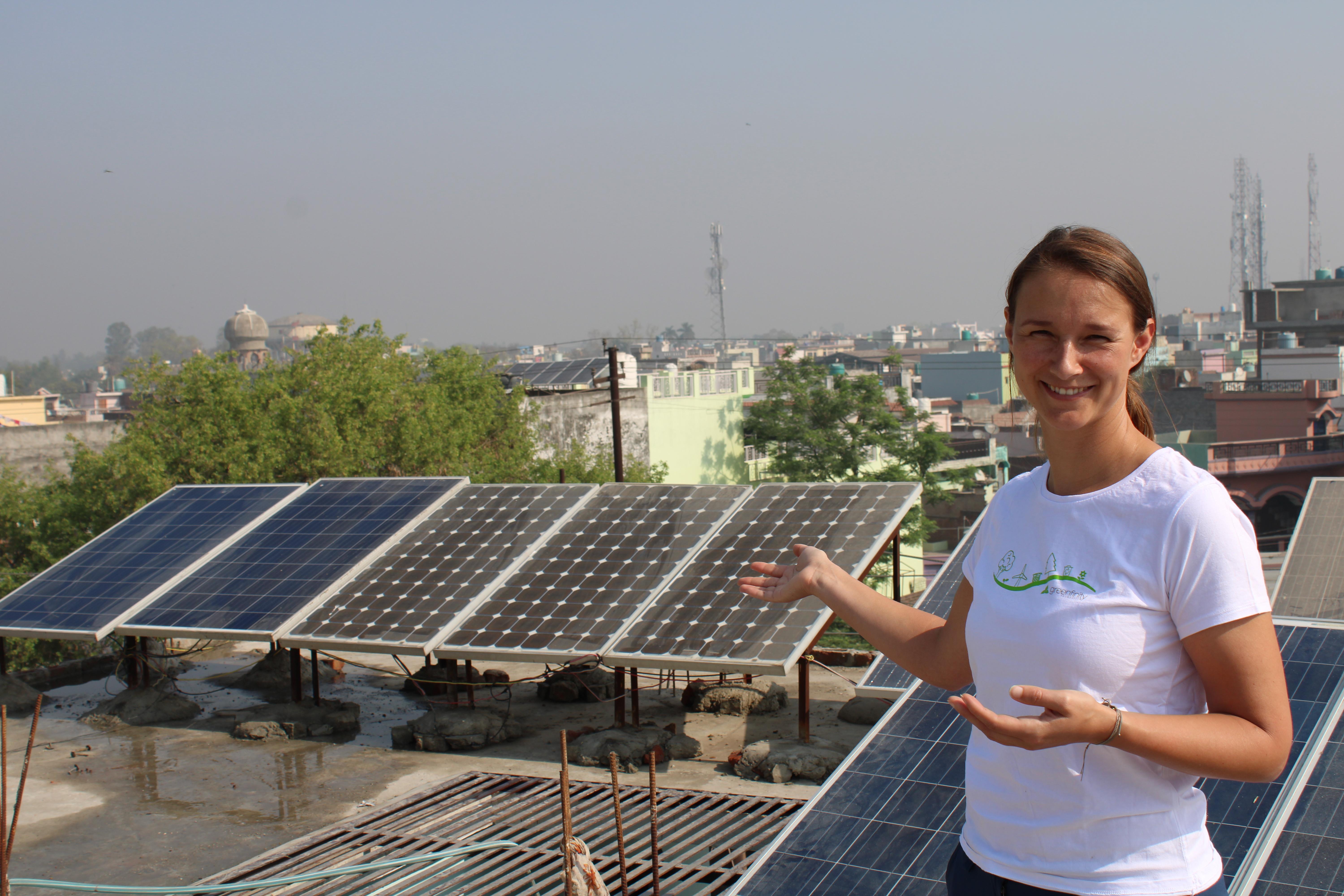 Neue Photovoltail für Indische Schule