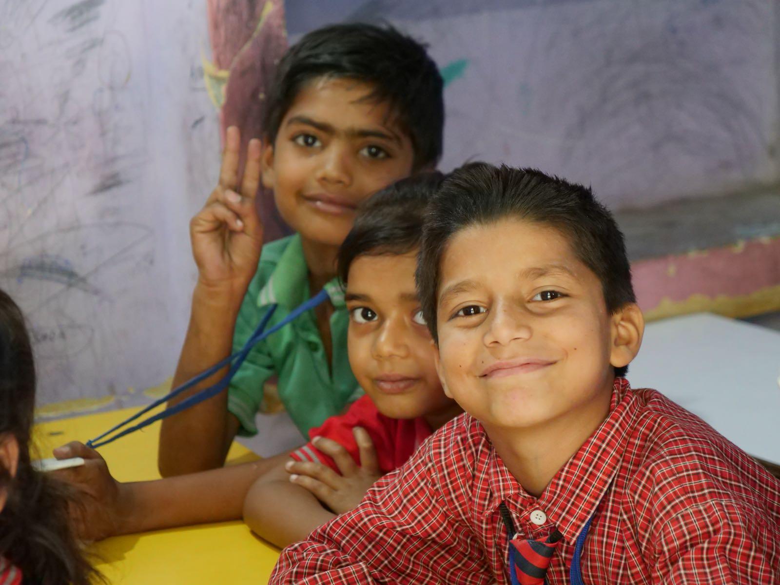 Kids at Dhara Children Acadamy