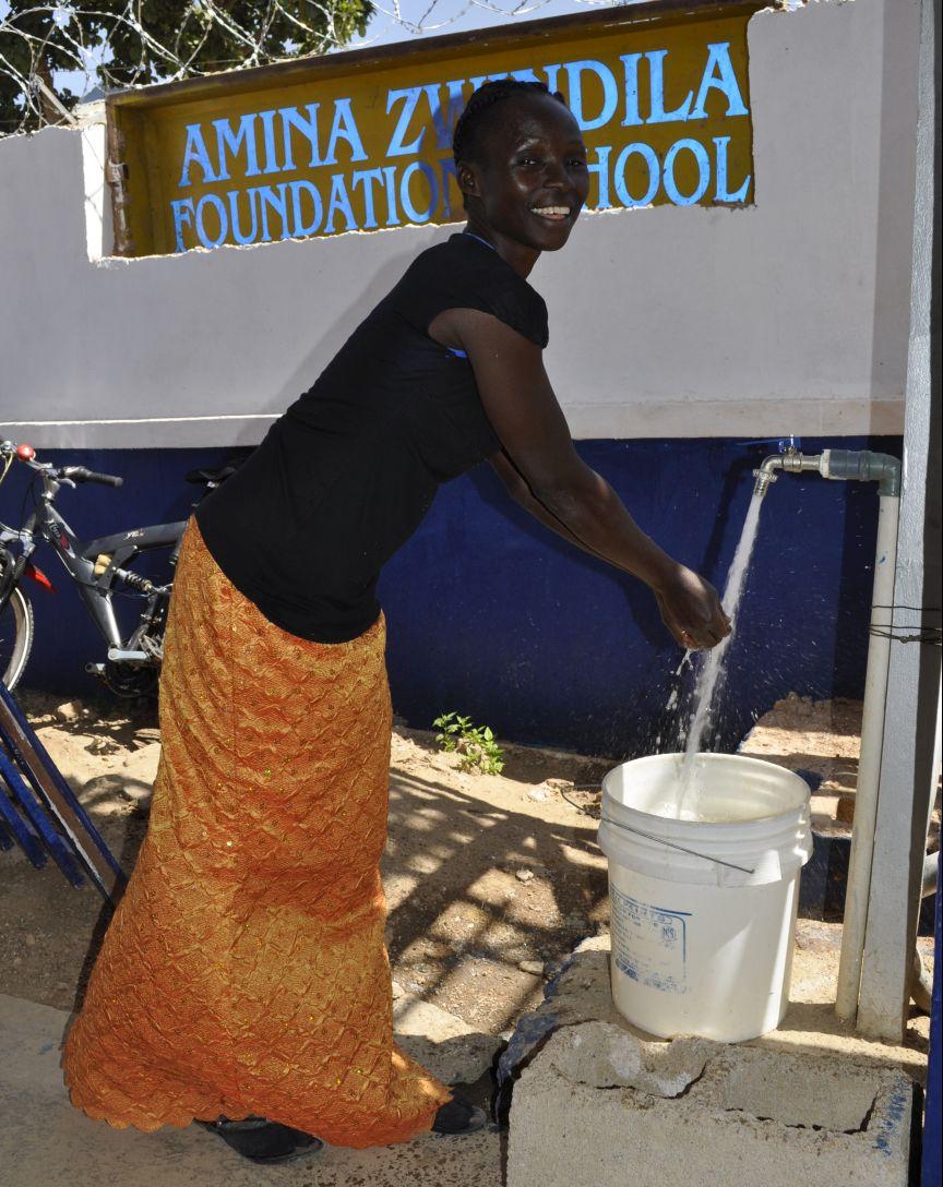 Fliessendes Wasser für eine Schule in Nigeria