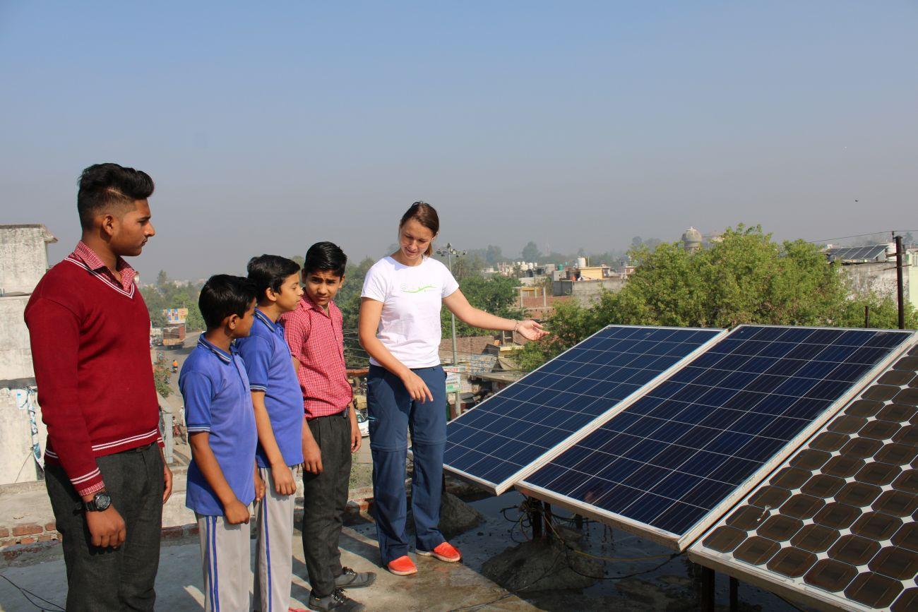 Photovoltaik Unterricht Indien