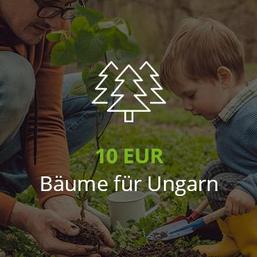 10 EUR spenden Bäume für Ungarn