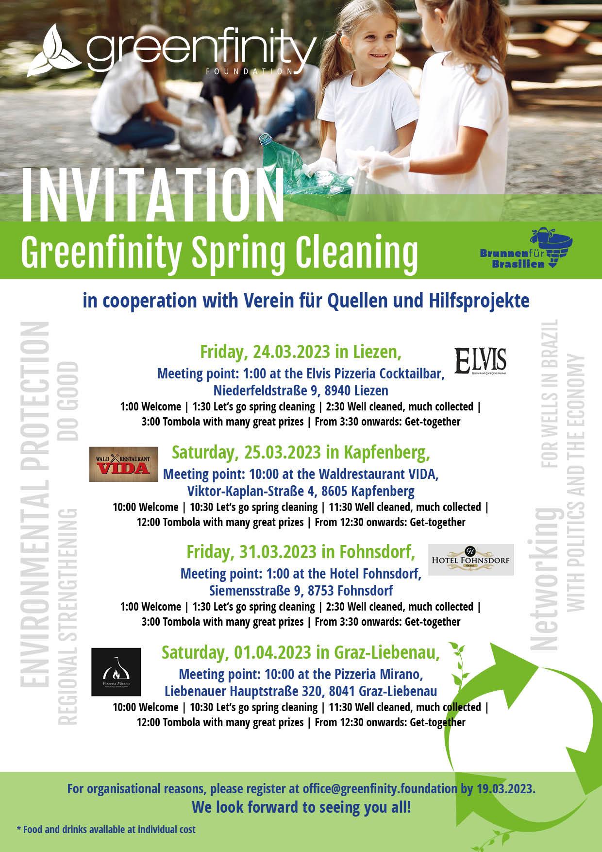 Greenfinity Spring Cleaning