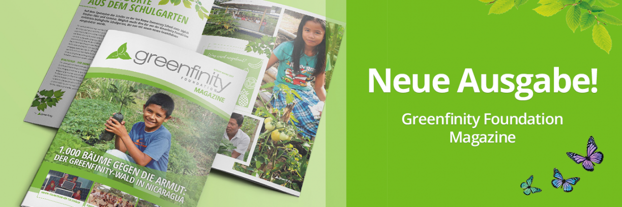 Das neue Greenfinity Foundation Magazin ist da