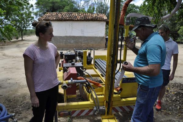 A new water well drilling rig for Brazil